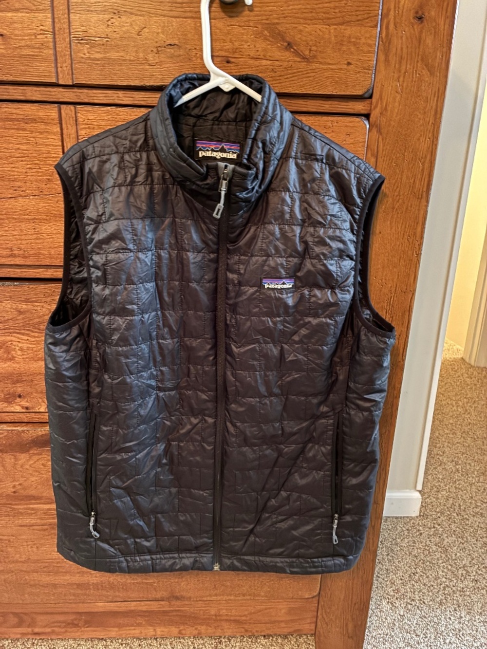 Patagonia nano puff vest men’s large black